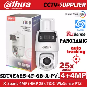 Dahua 4MP+4MP X-Spans 25x TiOC PTZ Camera Auto tracking Dual Light+ Panoramic - Picture 1 of 9