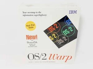 IBM OS/2 Warp Version 3, Existing DOS & Windows, Plus Bonus Pak, CD-ROM, Sealed - Picture 1 of 14