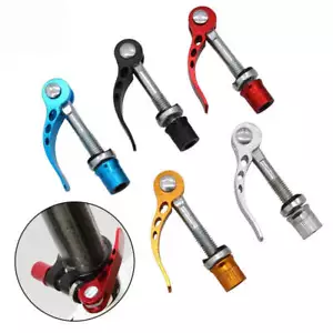 Bicycle Quick Release Aluminium Bike Seat Post Clamp Seatpost Mountain Bike Seat - Picture 1 of 27