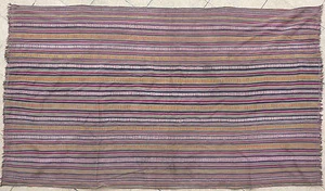 BHUTAN antica coperta di cotone bhutanese copertura BHOUTAN Asia Cina Cina - Foto 1 di 10