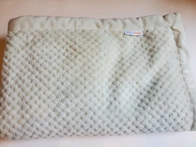 Cobertor de Lã para Bebê Menino e Menina da Kidsline Lovey Texturizado Verde EUC - Imagem 1 de 2