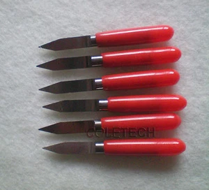 10Pcs 3.175mm Carbide Flat Bottom Bits PCB Engraving CNC Router Tool 20° 0.2mm - Picture 1 of 3