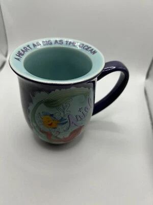 Disney Store Little Mermaid Ariel Mug Cup Heart as big as the Ocean - Image 1 of 4