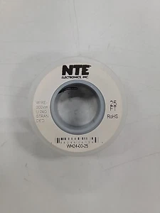 24 AWG Gauge Stranded Hook Up Wire Black 25 ft UL1569/1007 300 Volts - Picture 1 of 2