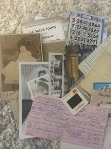 Vintage Ephemera Lot 50+ Paper Documents Photos Postcards …Junk Journaling - Picture 1 of 9