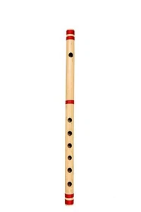 Natural Bamboo Flute Wooden Indian Musical Instrument Bansuri Scale G - Picture 1 of 4