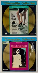 Devil In The Flesh / The Little Thief Laserdiscs Image CinemaDisc Collection - Picture 1 of 5