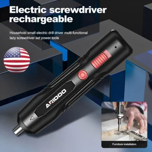 Portable Electric Screwdriver Compact USB Rechargeable Screw Driver Power Tool - Picture 1 of 14