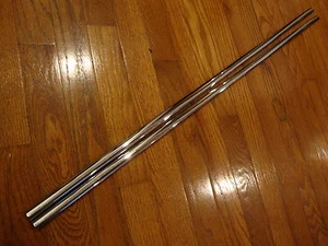 (4128) XL Jaguar Etype LWB Door Sill Chromes - Picture 1 of 2