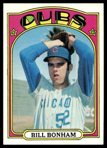 1972 Topps #29 Bill Bonham RC Chicago Cubs EX-EXMINT SET BREAK!