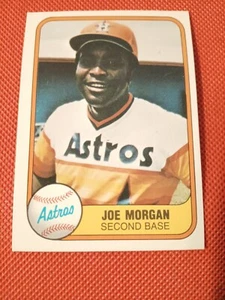1981 JOE MORGAN FLEER BASEBALL CARD #78 HOUSTON ASTROS CINCINNATI REDS BIG RED - Bild 1 von 2