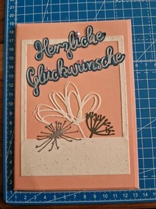 glückwunschkarte handarbeit - Bild 1 von 1