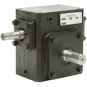 40:1 Right Angle Cast Iron Worm  Gear Reducer 0.79 HP Right Output Worldwide - Picture 1 of 3