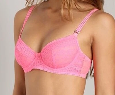 Stella McCartney Magnolia Shrugging Кружевной Бюстгальтер Demi, 36D *новый с ярлыками/новый* - Изображение 1 из 4