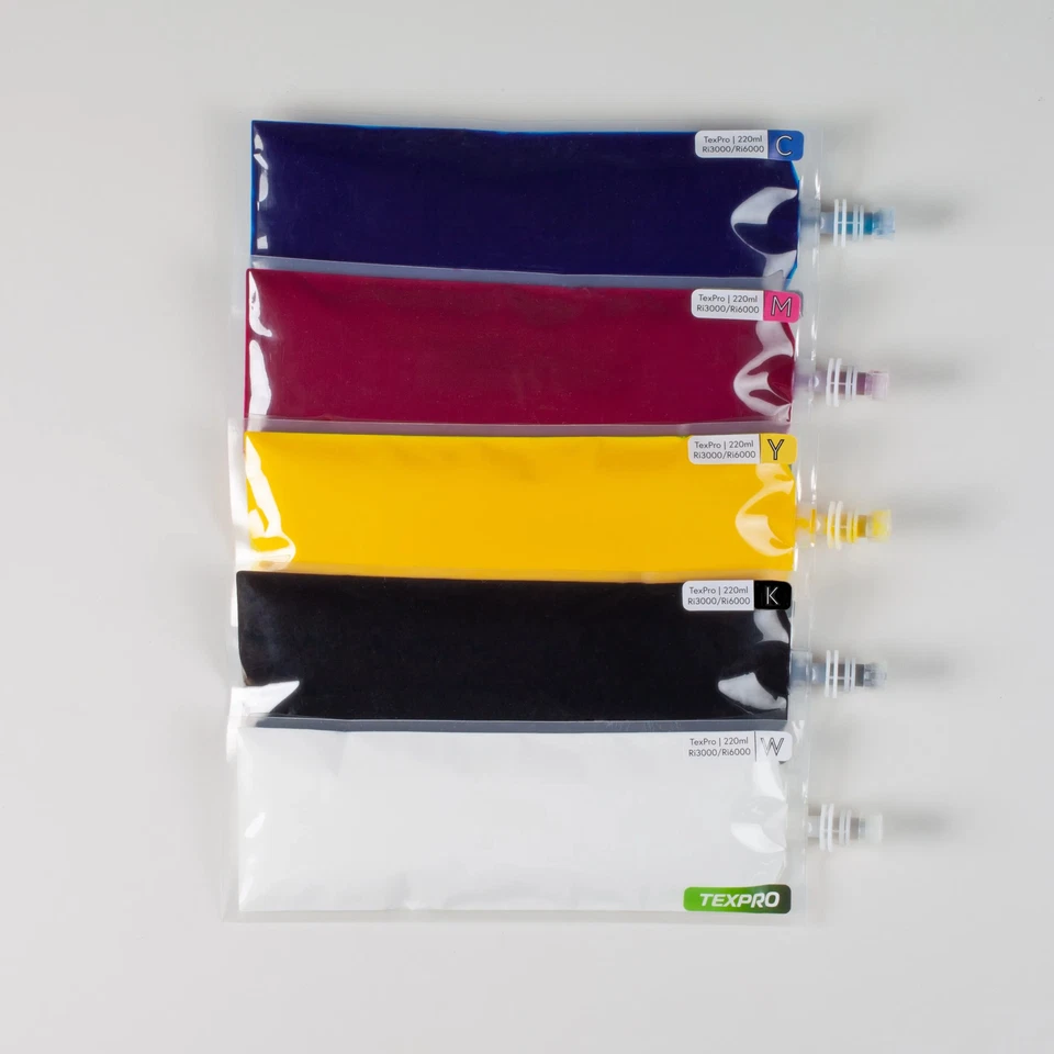 TexPro Ink for Ricoh Ri3000/Ri6000 + Anajet mPower DTG Printers (220ml, 500ml) - Image 1 of 1