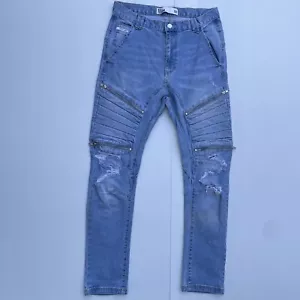 Nena & Pasadena NXP Jeans Mens W32 L31 Vengeance Nevada Blue - Picture 1 of 8