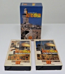 Jerusalem mit Martin Gilbert 2 VHS-Kassetten DER GESCHICHTSKANAL Dokumentarfilm - Bild 1 von 7