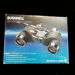VTG Bushnell sport design Insta-Focus 7 x 35 Binoculars W box Excellent view - Picture 1 of 12