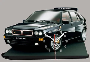 LANCIA DELTA INTEGRALE NOIR-01 en horloge - Picture 1 of 1