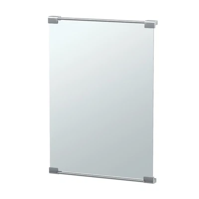 1521 Large Fixed Mount Decor Mirror, Chrome, 30-inch - Image 1 of 4