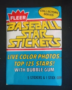 1981 Fleer Star Sticker Pack Sealed Booster Vintage [Cletius] - Bild 1 von 2