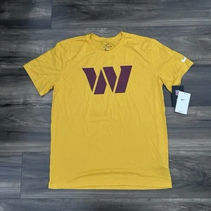 Nike Washington Commanders Maglia Calcio Uomo Grande Manica Corta Oro Nuova - Foto 1 di 9