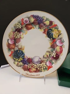 Lenox Colonial Christmas 1989 Wreath Plate 9th Limited Edition New York USA - Picture 1 of 7
