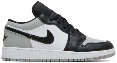 Air Jordan 1 Low Grade School Gris Claro Humo 553560-052 Foto 1 de 4