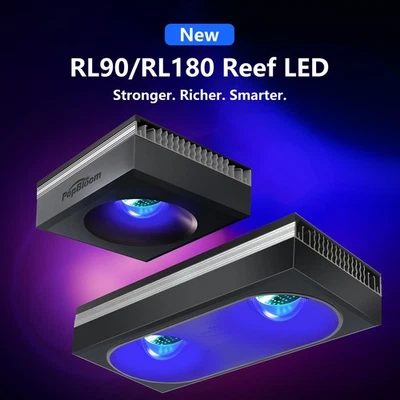 PopBloom RL90 / RL180 lumière récifale marine LED éclairage aquarium pour aquarium récifal - Photo 1/4