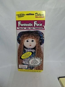 De colección 1992 Fantastic Face Transfers Muñeca Cara Britney 6 Transferencias #55-100 - Imagen 1 de 5