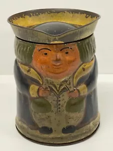 Antike Huntley Palmers Toby Figur Kanne Deckel Keks Keksdose um 1910 - Bild 1 von 6