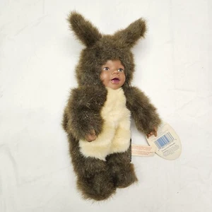 1999 Anne Geddes Baby Squirrel Bean Filled Collection 12 Inch Plush Toy W/tag - Picture 1 of 11