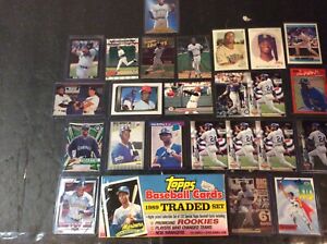 X96. Lot Ken Griffey Jr. Baseball Cards Sealed 1989 Traded Set etc.