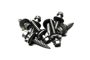 (2500) Tornillos de techo de cabeza hexagonal 9x1 con lavadora de neopreno (abrigo meteorológico) - Imagen 1 de 2