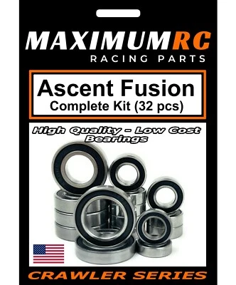 MAXRC - Redcat 1/10 Ascent Fusion Sealed Bearings Kit Upgrade Parts (32 pcs) - Image 1 of 3