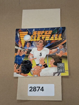 Super Volleyball - Turbo Grafx - Manual Only **NO GAME! - Image 1 of 2