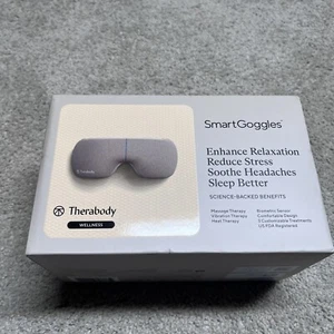NEW Therabody Smart Goggles Massage Heat Vibration Therapy TM03348-01 Bluetooth - Picture 1 of 9