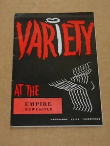 Marty Wilde 1958 Empire Theatre, Newcastle Concert Programme (Bill Waddington) - Imagen 1 de 2