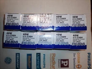 10 x Duralamp Reflektor Glühbirne Spot R50 40W E14 matt 40 Watt Glühlampe Lampe  - Bild 1 von 6