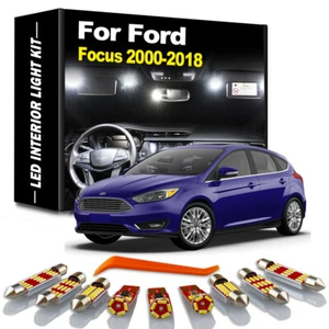 Canbus LED Interior Light Kit For Ford Focus 2000-2018 Car Accessories Map Lamp - Foto 1 di 8