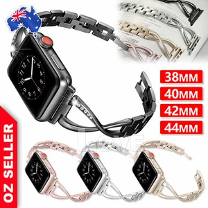 For Apple Watch Series 6 5 4 3 2 SE Stainless Steel Bracelet iWatch Band Strap - Picture 1 of 14