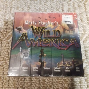 Nature's Wild Kingdom (VHS 7-Tape BoxSet) Wild America Marty Stouffer Brand New - Picture 1 of 8