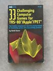 33 challenging computer games for TRS-80 Apple PET David Chance