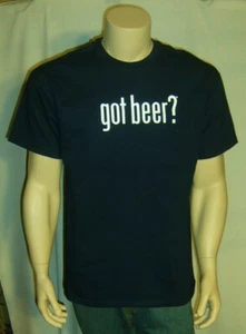GOT BEER? Drinking Keg Party Beer Pong T Shirt Mens Size Medium NOS - Picture 1 of 2