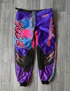 Vintage Motocross Kit 36’’ 92cm SOS2 Scott Leathers 80s 90s Evo Pants MX Racing - Picture 1 of 16