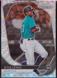 2020 Panini Prizm Prizms Blue Wave REFRACTOR #94 Kyle Lewis RC 45/60 - Bild 1 von 2
