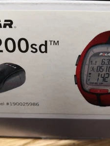 Polar RS200 sd Laufcomputer + S1 Laufsensor, codierter Wearlink in OVP - Bild 1 von 5