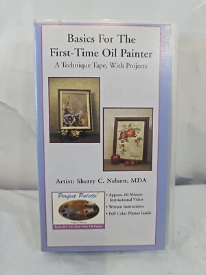 Basics for First Time Oil Painting Perfect Palette Video Series VHS 1996 - Image 1 of 4