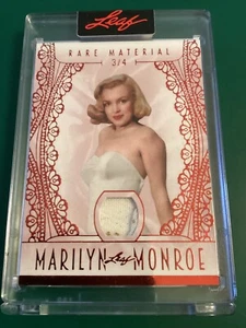 2024 Blatt Metall MARILYN MONROE echt seltenes Material Kleiderschrank Relikt 3/4 RMG-10 - Bild 1 von 3