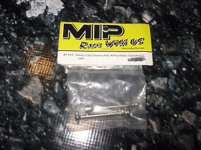 VINTAGE HPI MIP CHROME CVD AXLES FOR RS-4 PRO NITRO RR WIDE RC 1183 - Image 1 of 2